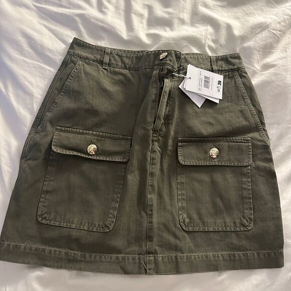 Anine Bing Dresses & Skirts - Anine Bing Khaki Mini Skirt with Pockets
